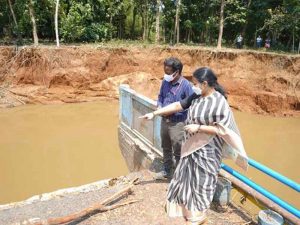 Visited the Outer Komalam Bridge Approach Road site