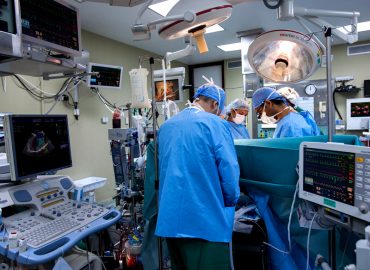 Adrenal gland tumor was removed by keyhole surgery