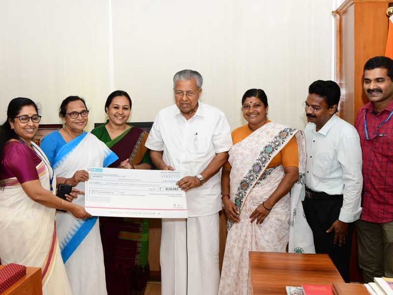 Kerala State Women's Development Corporation handed over the dividend