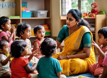 Anganwadi access to the development of children with developmental challenges