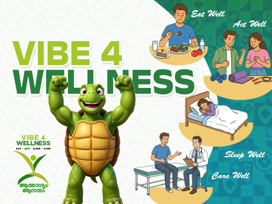 Health Anandaam - Vibe 4 Wellness: A popular campaign for the health advancement of New Kerala